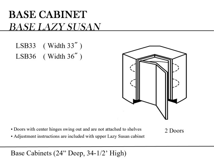 Lazy Susan Base Cabinet Calgary Cabinets Depot